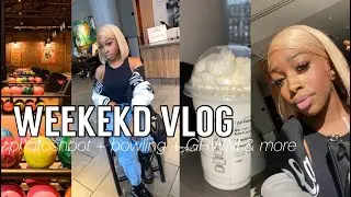 LIT Weekend Vlog; morning routine, photoshoot, bowling, IG pics & more