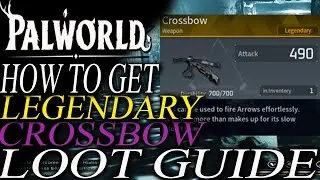 Palworld How to get the Legendary Crossbow schematic