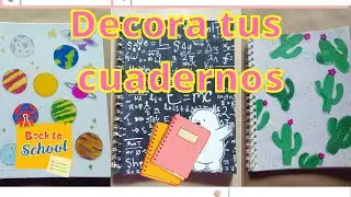 Decora tus Cuadernos!!!😆📒/4 Ideas(materias básicas)/Back to School📓✏️
