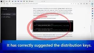 ChatGPT Plugin Idea for OLAP & Postgres: Citus Shard Key Selection