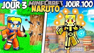 Survivre 100 Jours en Tant que NARUTO sur Minecraft !
