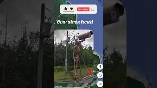 OMG i found CCTV siren Head😱 in real life on Google map and google earth #earth #map #viral