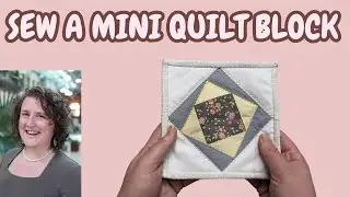 Miniature Quilt Tutorial Quilt along | Mini Quilt 9 Quilting Tutorial with Faodail Creation