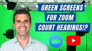 How to Use a Green Screen for Zoom Depositions, Hearings, Mediations and Trial