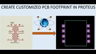 HOW TO DESIGN CUSTOMIZED COMPONENT PACKAGE IN PROTEUS:: PROTEUS CUSTOMIZED PCB PACKAGE FOOTPRINT
