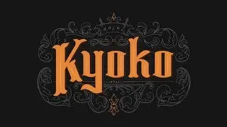 Kyoko | Typography, floral illustration | Speedart