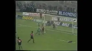 Genoa-Triestina 1-0 serie B 1986-87 8a giornata