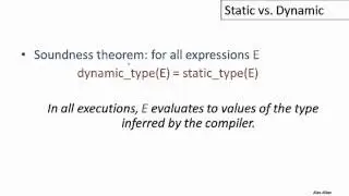 10   1   10 01 Static vs  Dynamic Typing 7m14s