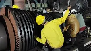 Capital Overhauling of 250 MW Steam Turbine Part-15/ IP Turbine Rotor Lifting