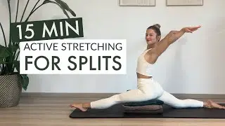 15 MIN. ACTIVE STRETCHING FOR SPLITS / How to get your split? / Duygu Cabas