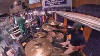 🔥🔥🚨CJ Thompson Playing Drums at New Birth Baptist Church‼ John P Kee
