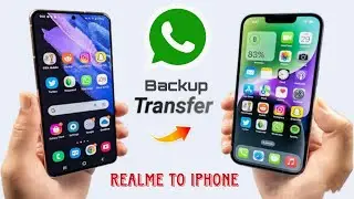 How to Transfer WhatsApp Messages From Android to iPhone by iToolab WatsGo, Realme WhatsApp Transfer