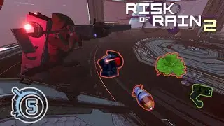 Evaporating Enemies with Railgunner in Risk of Rain 2 Multiplayer