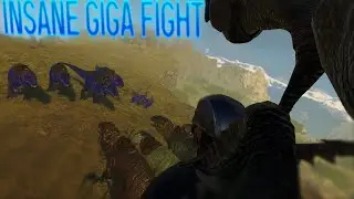 How 8 People fought against the entire cluster! - ARK Survival Evolved