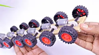 How to Make High Powerful Longest RC car With Seven powerful Motor