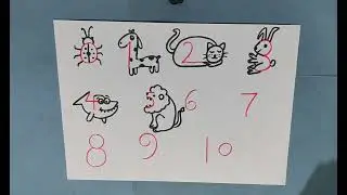 Draw with number 1 to 10 ✨ || Easy drawing for kids