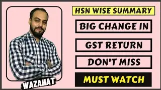 GST RETURN AMENDMENT | HSN WISE SUMMARY IN GSTR 1 | LIVE DEMO ON GST PORTAL😇