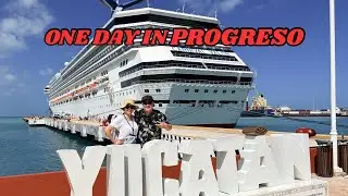 One Day in Progreso Mexico | Cruise Port, Market, Beach & Food