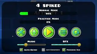 ЭТО САМЫЙ СЛОЖНЫЙ ПРЫЖОК НА ОБЫЧНОЙ СКОРОСТИ В GEOMETRY DASH