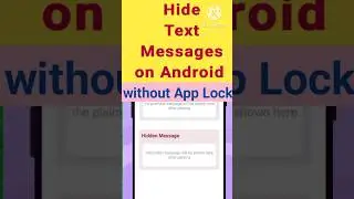 how to hide text messages on Android phone | how to hide sms on Android | lock sms on Android
