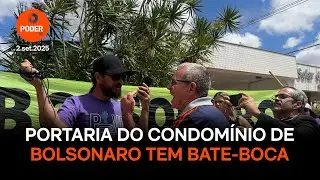 Portaria do condomínio de Bolsonaro tem bate-boca