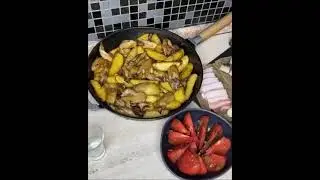 Картошка с грибами🍄🍄