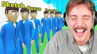 Crab Game with YouTubers is even funnier...
