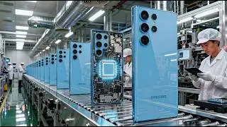 Inside the $20B Samsung S27 Ultra Factory | Sky Blue Production Line (Full Process Revealed)