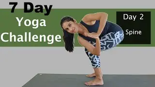 7 Day Yoga Challenge | Day 2 | Spine | Yoga at Home | Yogbela