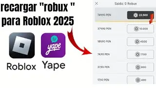 COMO RECARGAR ROBUX PARA ROBLOX CON YAPE ACTUALIZADO
