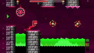 Geometry Dash 2.0 (Level 20) Deadlocked 100% + 3 coins (HD/60fps)