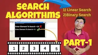 Learn Linear & Binary Search Algorithms in Telugu | Easy Explanation for Beginners | @SriVick67