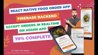 react native food order app || complete with firebase backend || with admin App