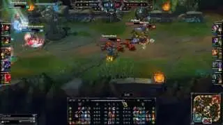 Fiora Parrying a Darius and Lee sin Ulti in Slow Motion