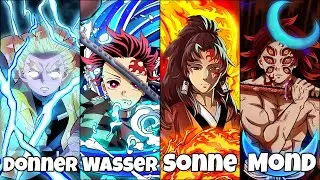 All 14 breathing techniques from Demon Slayer explained | Kimetsu No Yaiba
