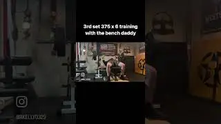 375 X 6 3rd set training with the Bench Daddy