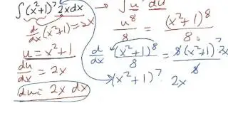 U-Sub Integration by Inspection Examples Part 1