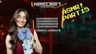ASMR 1 hour of Minecraft Gameplay🏹 (whispers, controller clicking, Minecraft music)