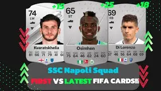 SSC Napoli Squad First Vs Latest Cards since FIFA 10!!