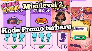 Kode Promo baju kucing dan selesaikan misi level ke 2 di Avatar world | Pazu