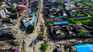 Birjung ghantaghar drone