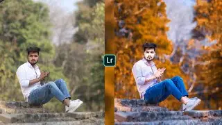 Lightroom orange tone photo editing tutorial || Lightroom mobile preset editing | Mr Editor Zone
