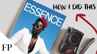 how I shot and edited this ESSENCE Magazine Cover