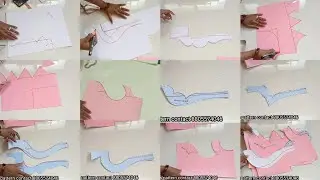 ब्लाऊज डिझाईन्स पेपर कटिंग इतनी आसानीसे ओर कोई नहीं दीखायेगा ब्लाऊज पेपर पॅटर्न#neckdesignpattern