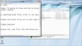 how to run  exe files on det laptop