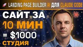 Landing Page Builder AI для Claude Code — сайт за 10 мин