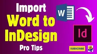 How to Import a Word Document into Adobe InDesign Like a Pro Beginner Tutorial 