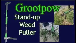 Grootpow Stand up Weed Puller- No Bending Needed| Chemical Free Clean Weed Removal