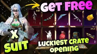 X-Suit Luckiest Crate Opening | Silver Fragment Opening? | Fiore X Suit Crate Opening |PUBGM