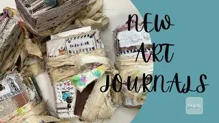 Art journals Details flip through (Very long and chatty)